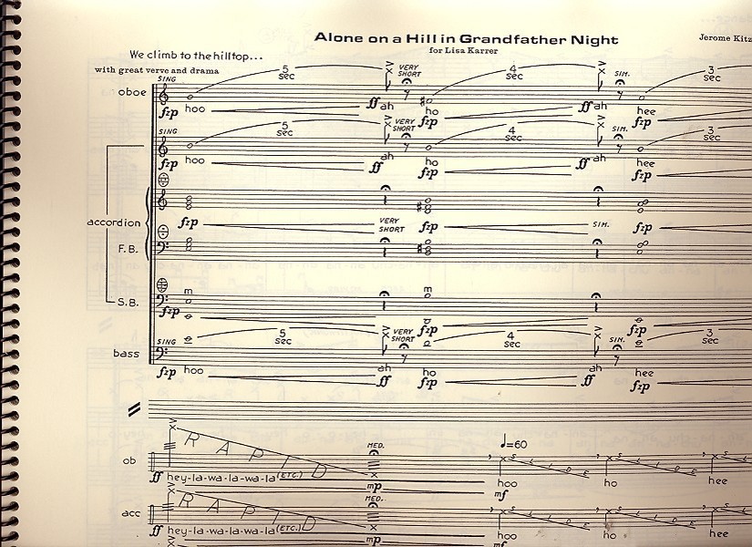 Alone on a Hill in Grandfather Night