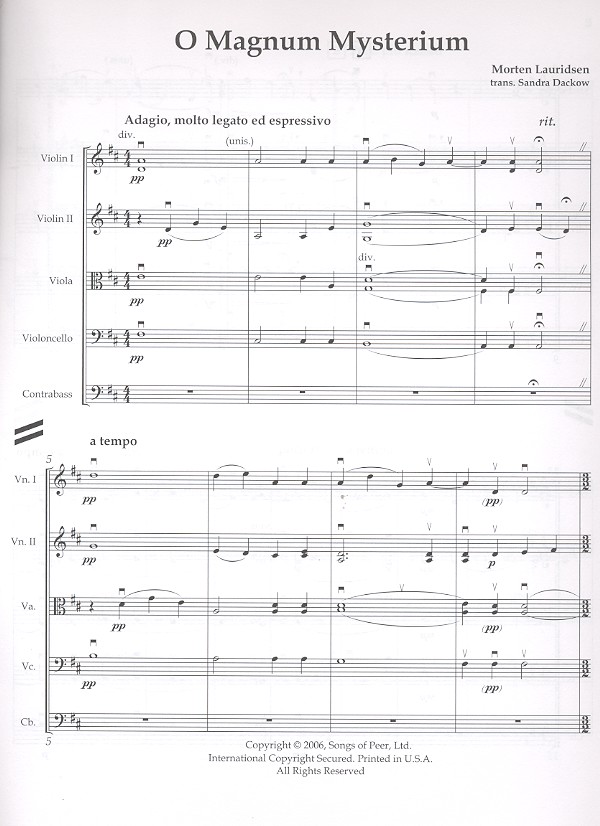O Magnum Mysterium