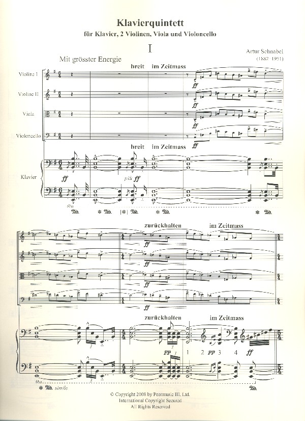 Klavierquintett 