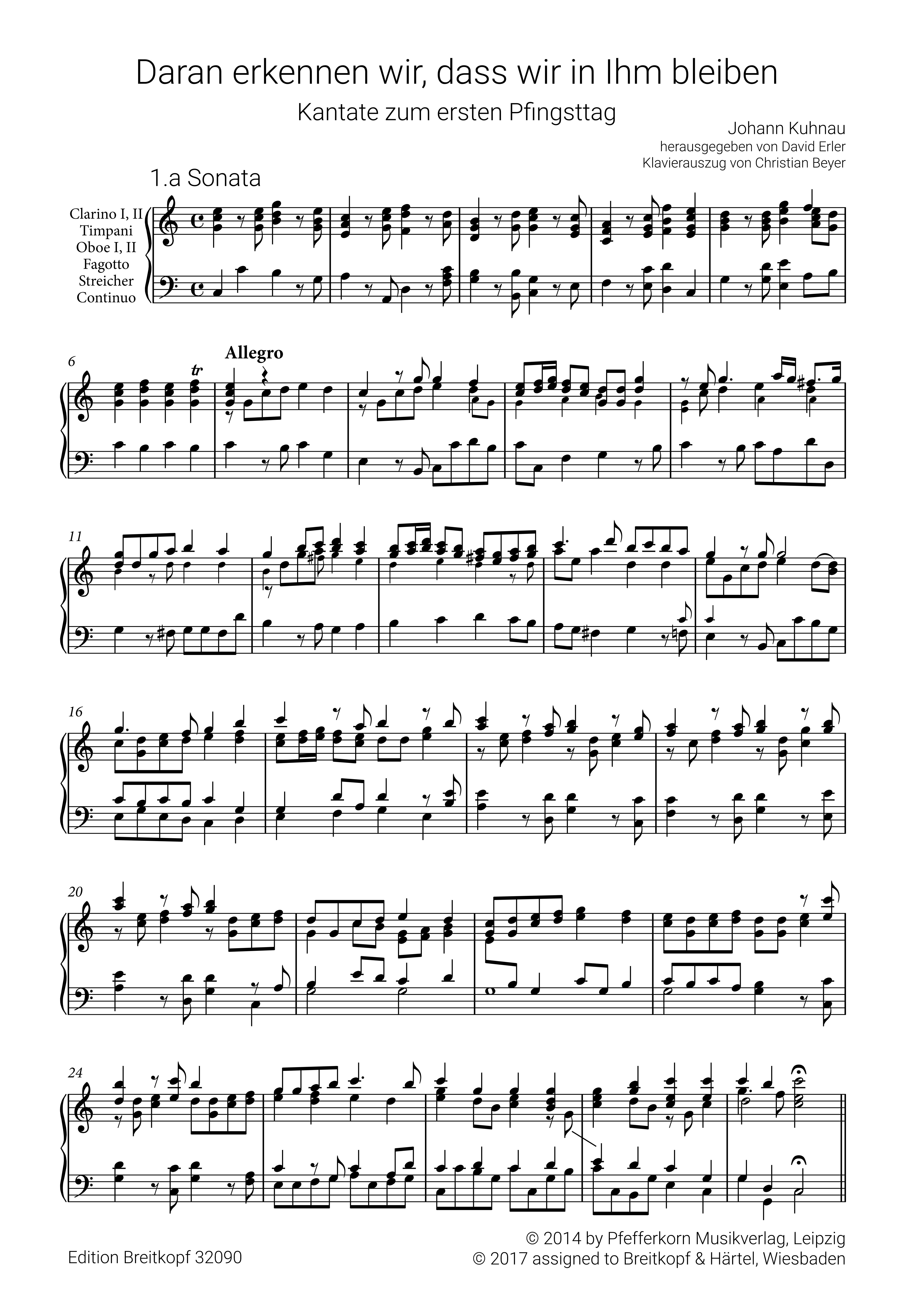 Daran erkennen wir, dass wir in Ihm bleiben