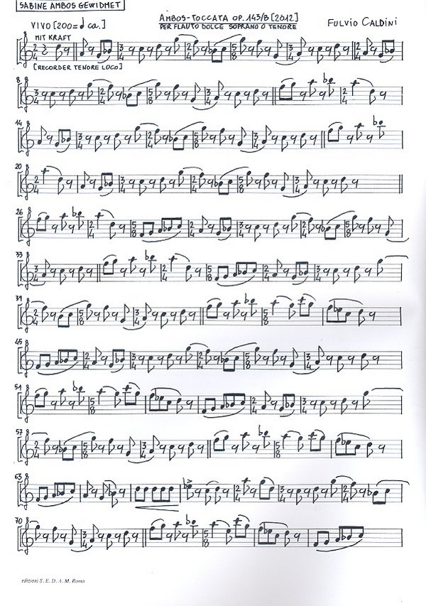 Ambos Toccata op.143b