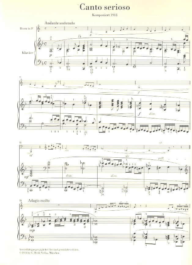 Canto serioso