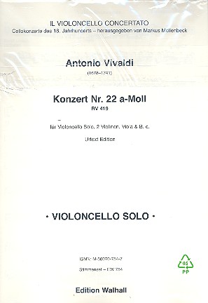 Konzert a-Moll Nr.22 RV419