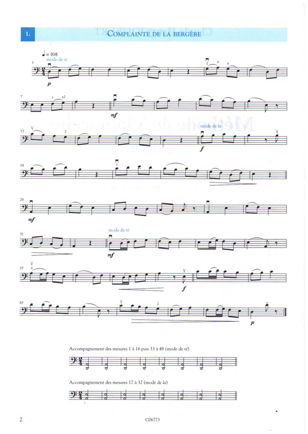 Méthode de violoncelle vol.3