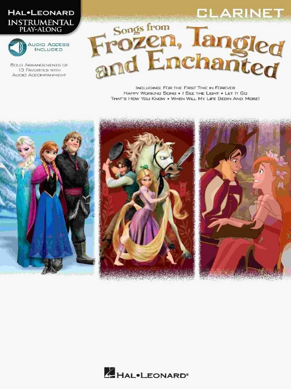 Songs from Frozen, Tangled and Enchanted (+Audio Access):