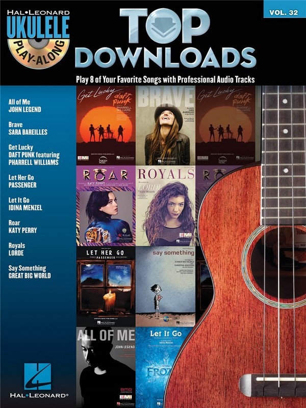 Top Downloads (+CD): ukulele playalong vol.32