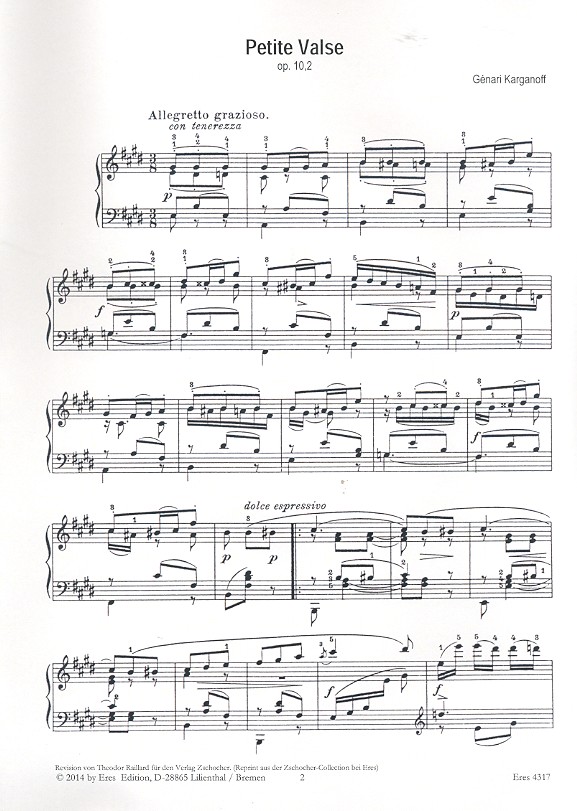 Petite valse op.10,2