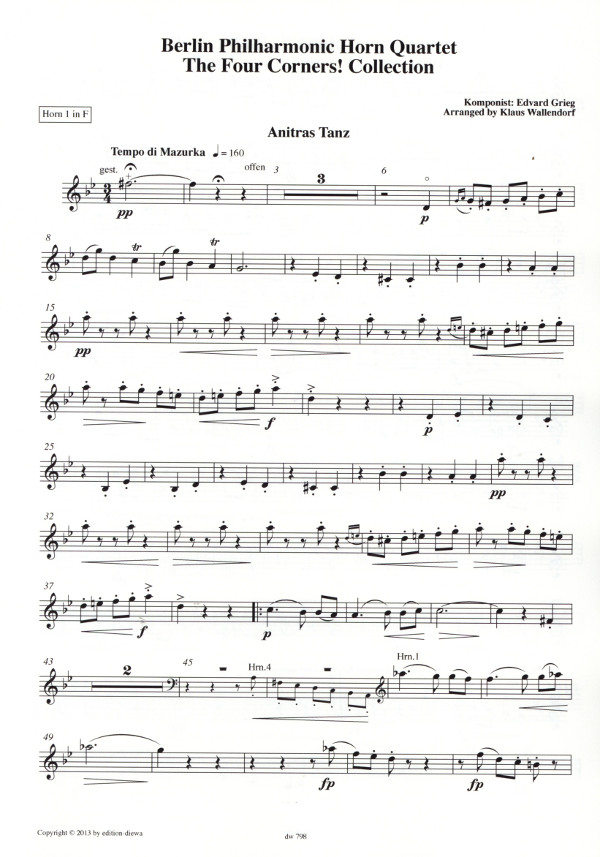 3 Stücke aus Peer Gynt Suite Nr.1 op.46