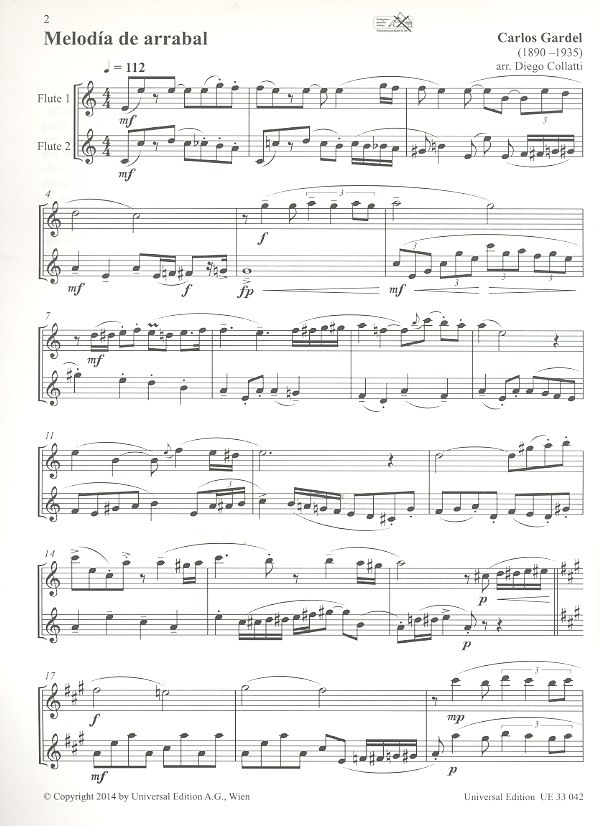 Tango Flute Duets: