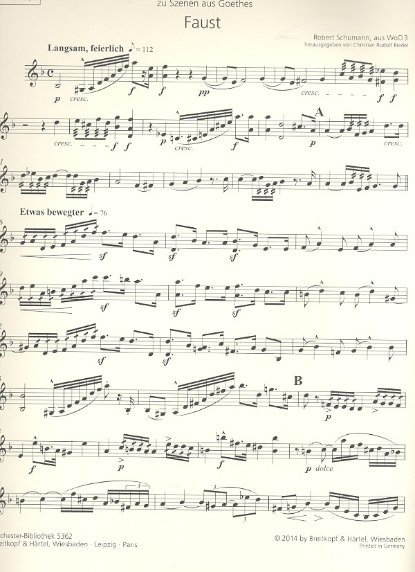 Ouvertüre zu Szenen aus Goethes Faust WoO3