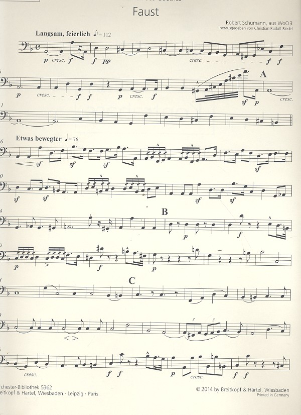 Ouvertüre zu Szenen aus Goethes Faust WoO3