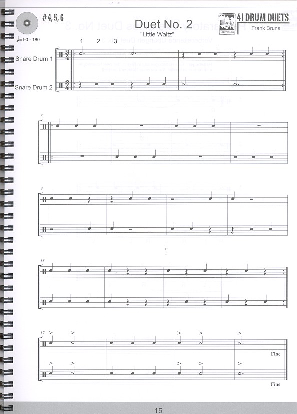 41 Drum Duets (+mp3-CD)
