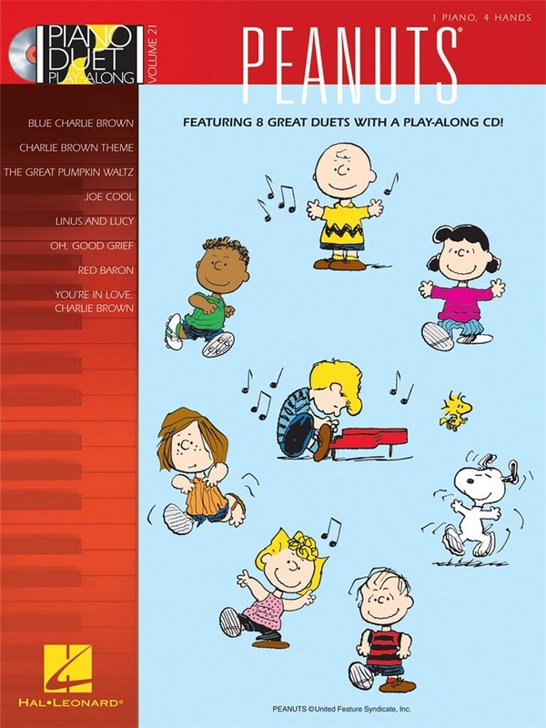 Peanuts (+CD): piano duet playalong vol.21