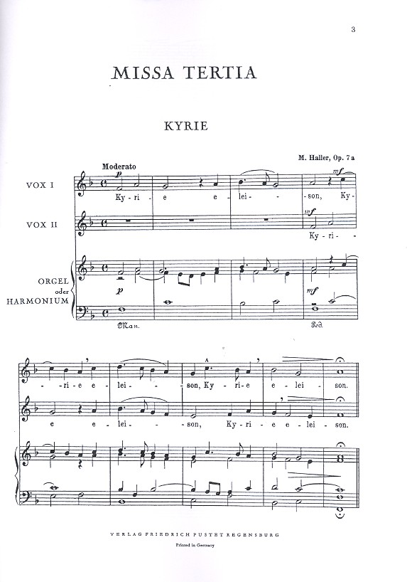 Missa tertia op.7a