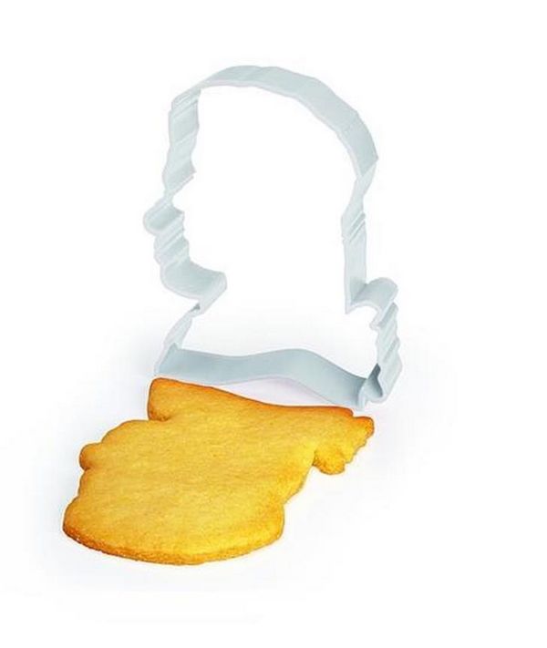 Ausstechform Mozart weiß 10x7cm