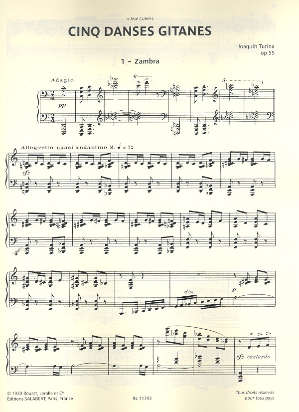 Danses gitanes op.55 et op.84