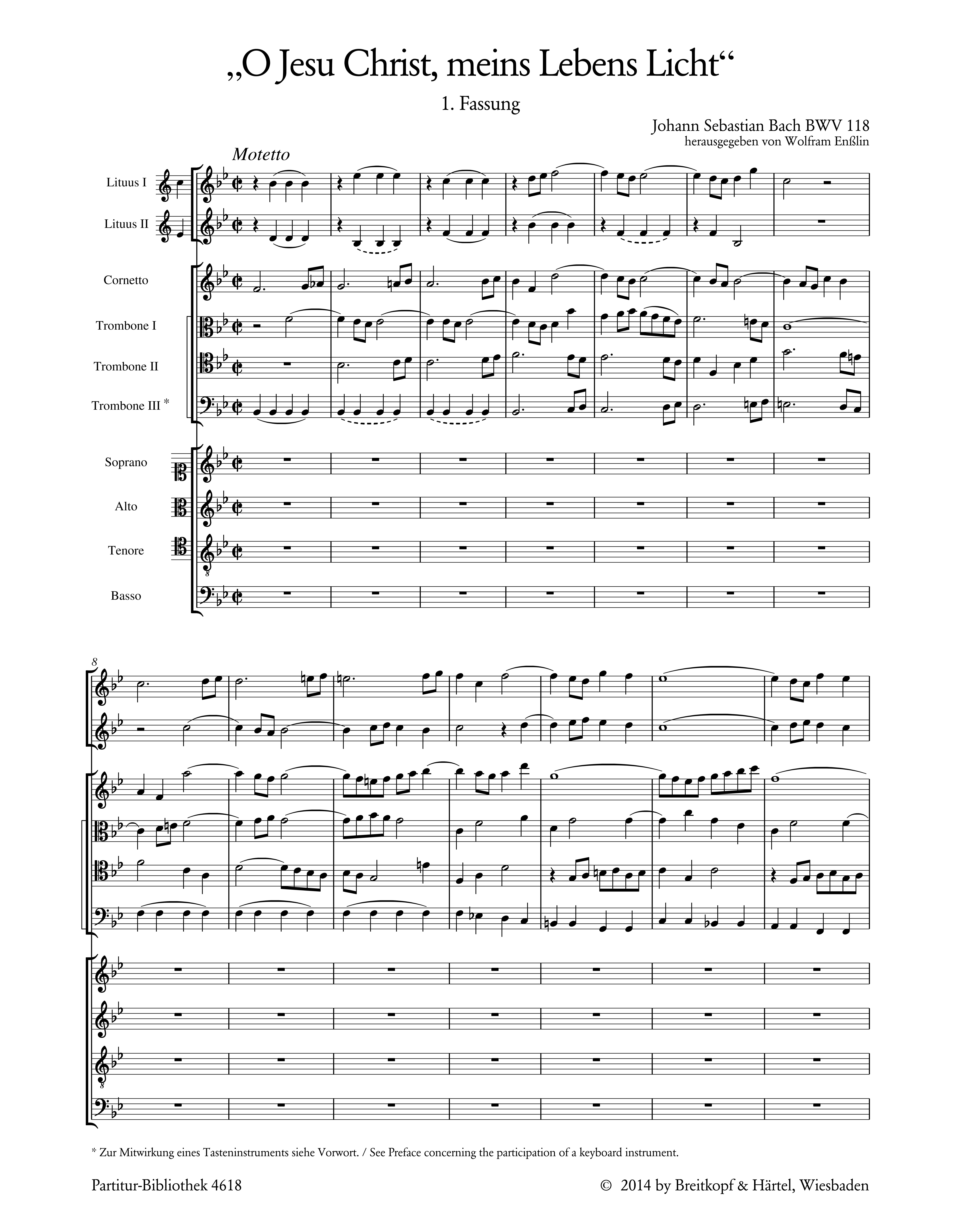 O Jesu Christ meins Lebens Licht