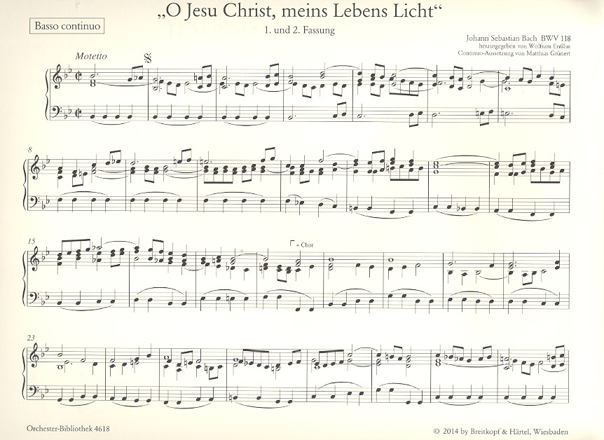 O Jesu Christ meins Lebens Licht