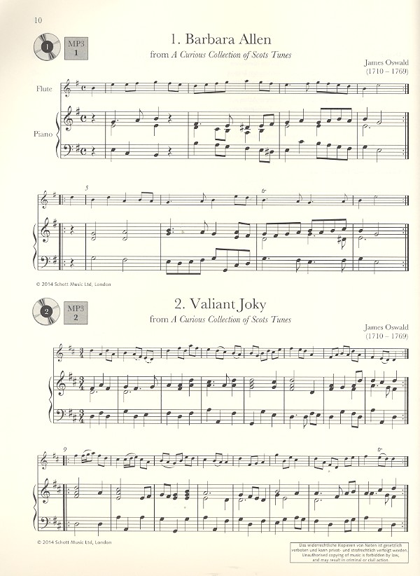 Baroque Flute Anthology vol.1 (+CD)