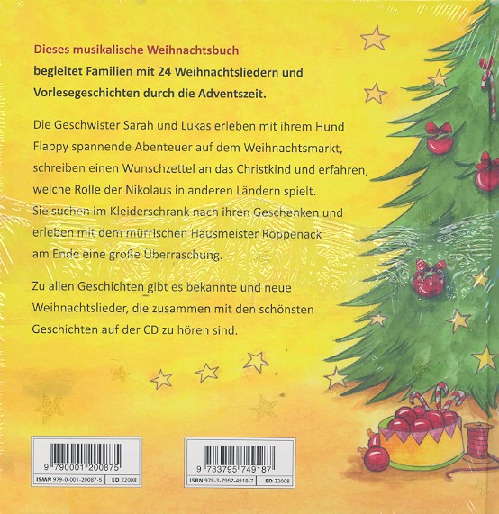 24 Weihnachtslieder und Vorlesegeschichten (+CD)