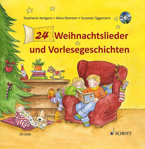 24 Weihnachtslieder und Vorlesegeschichten (+CD)