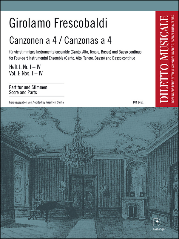 Canzonen a 4 Band 1 (Nr.1-4)