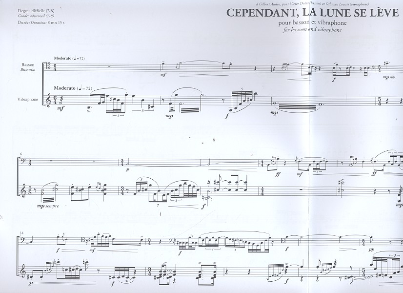 Cependant la lune se lève