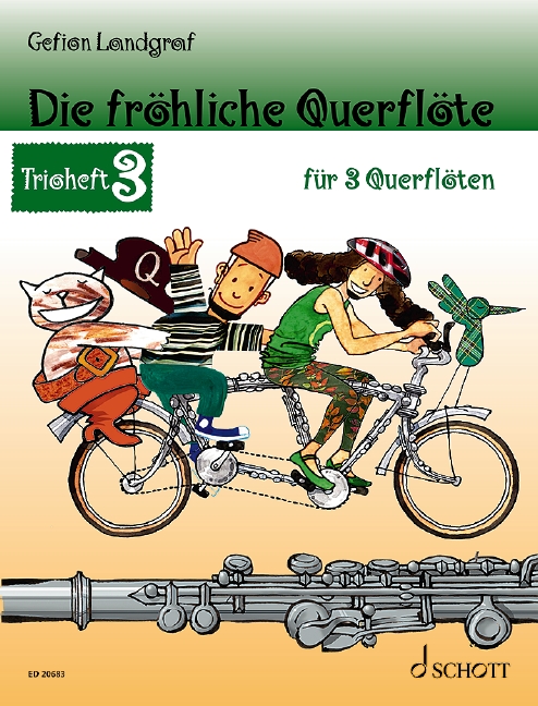 Die fröhliche Querflöte Band 3 - Trioheft