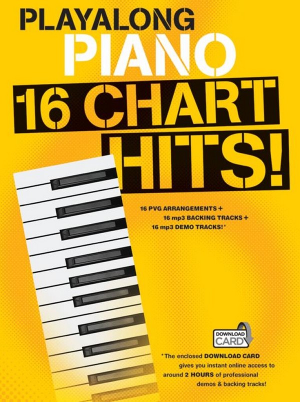 Playalong Piano - 16 Chart Hits (+Download):