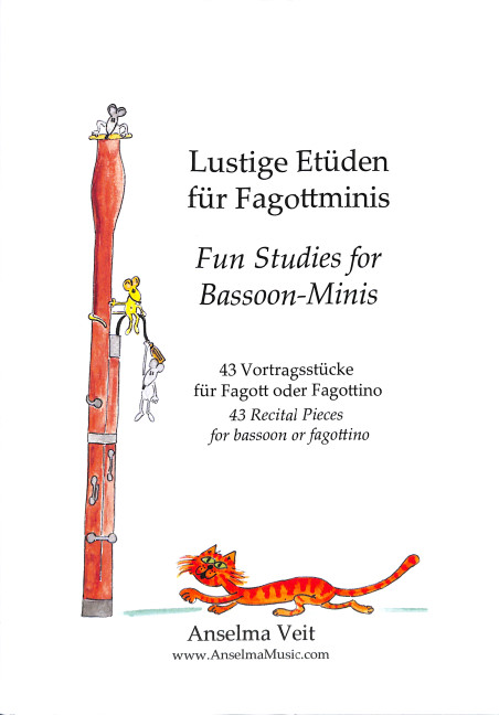 Lustige Etüden für Fagottminis