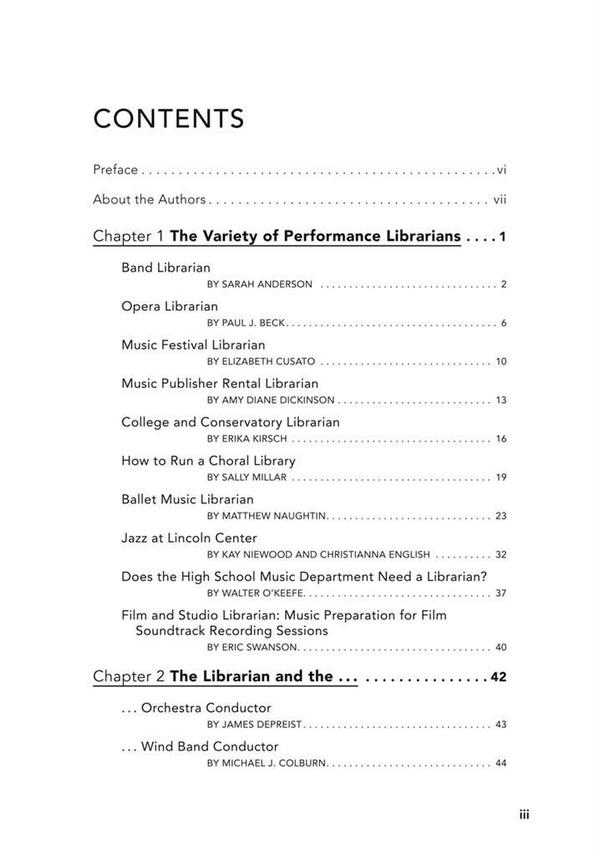 Insights and Essays on the Music Performance Library