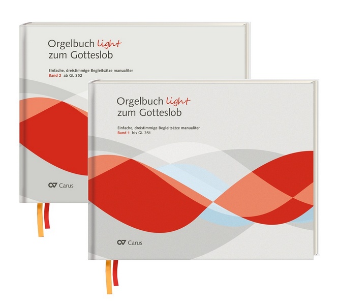 Orgelbuch light zum Gotteslob  - Paket (Band 1 und 2)