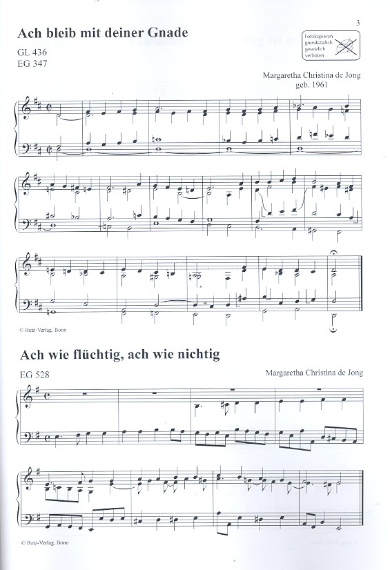 120 Intonationen zu ö-Liedern aus GL und EG