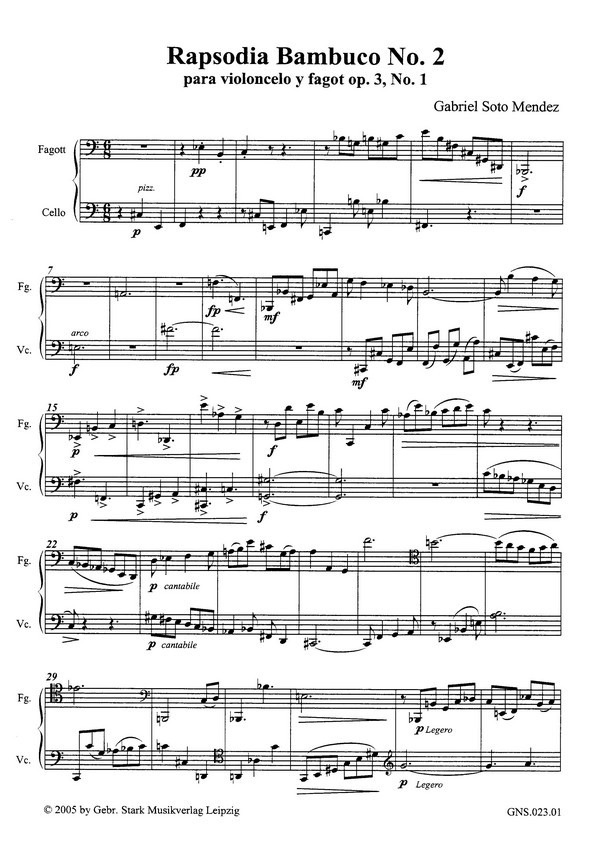 Rapsodia bambuco Nr.2 op.3,1
