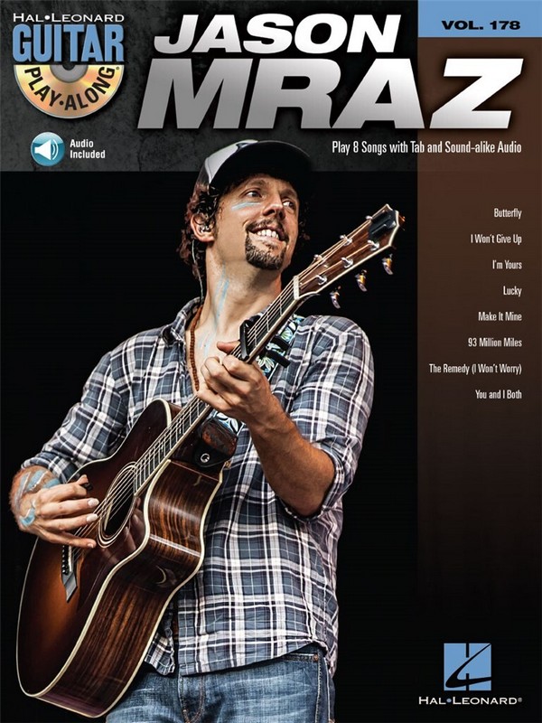 Jason Mraz (+CD): guitar playalong vol.178