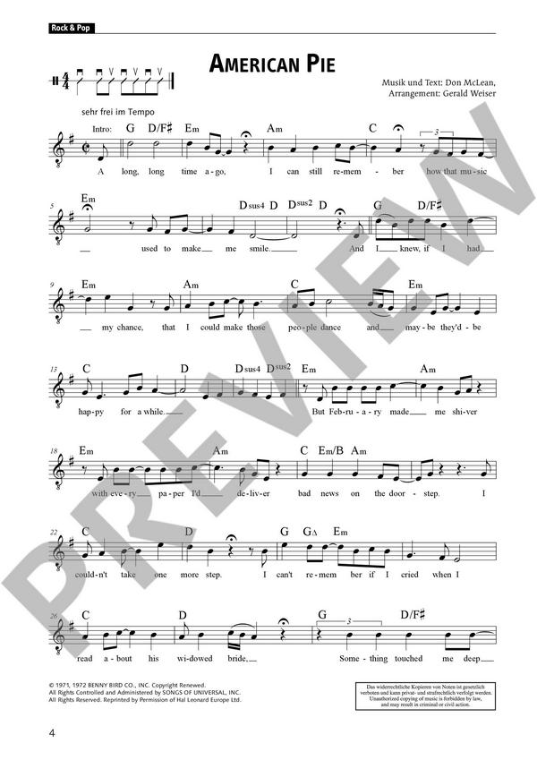 Rock & Pop Gitarren-Songbook