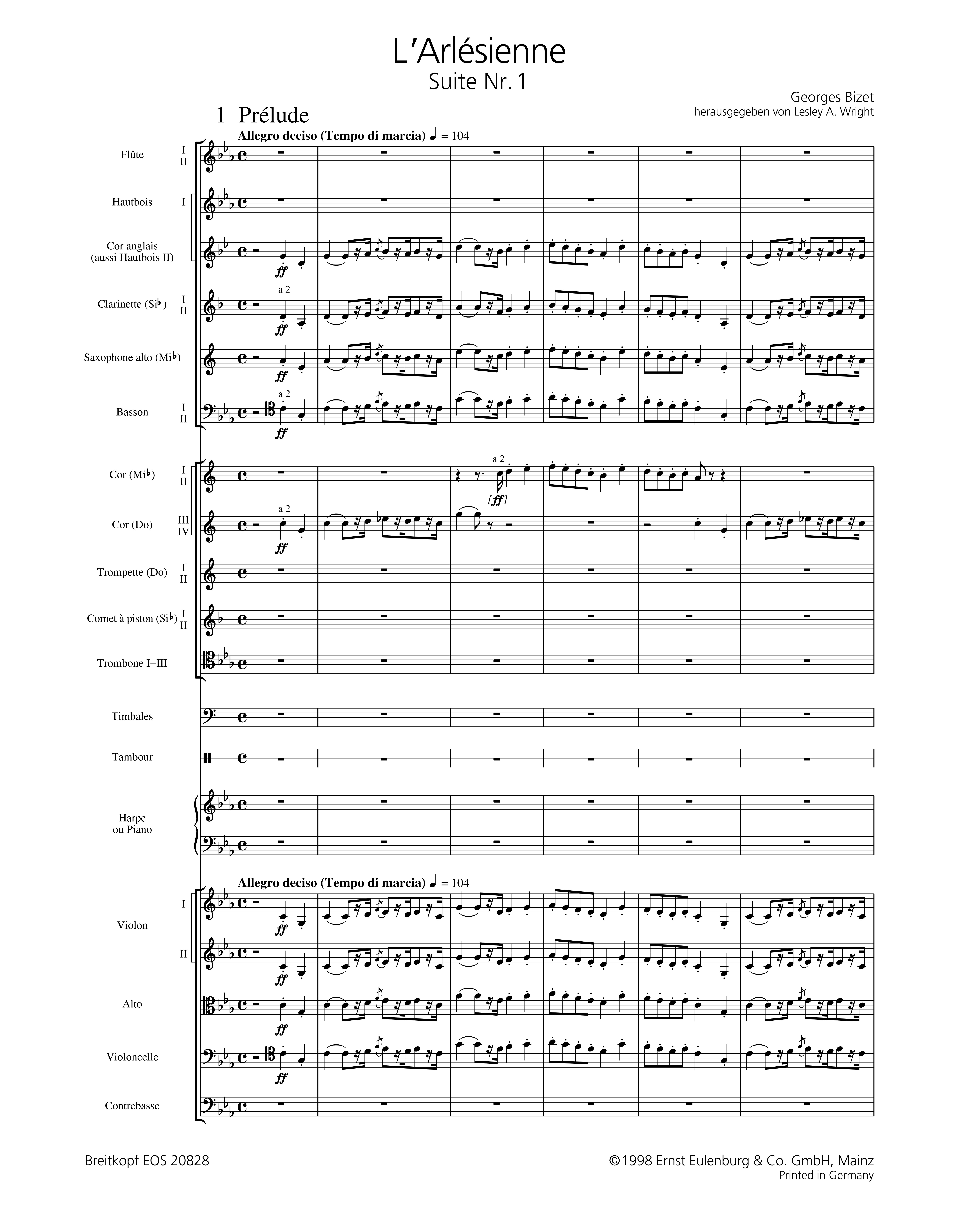 L'Arlésienne Suite No.1