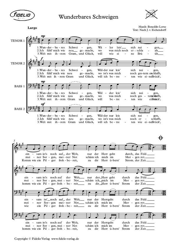 Wunderbares Schweigen