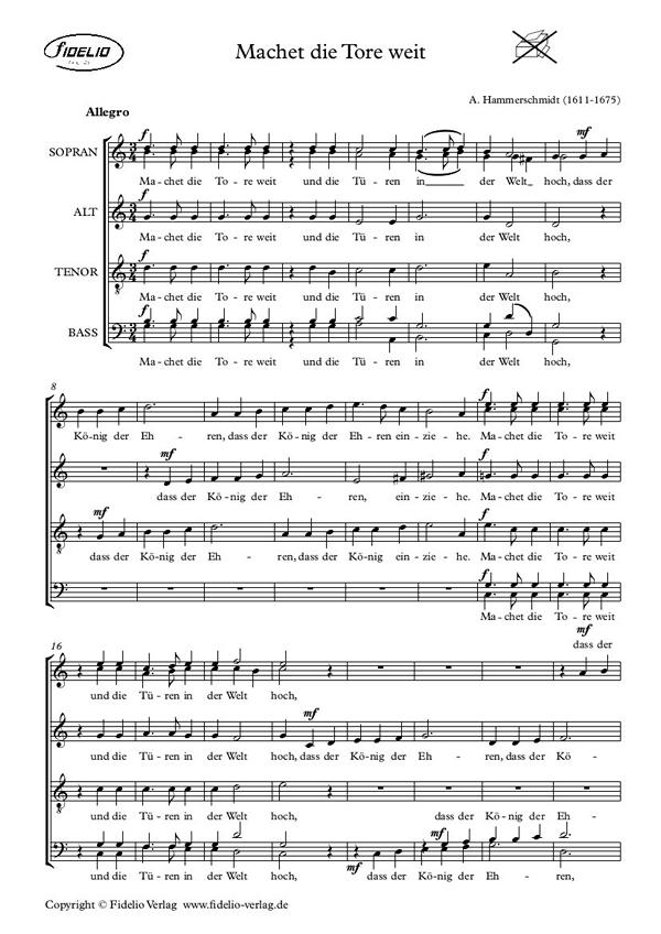 Machet die Tore weit