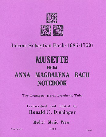 Musette from Notebook for Anna Magdalena Bach