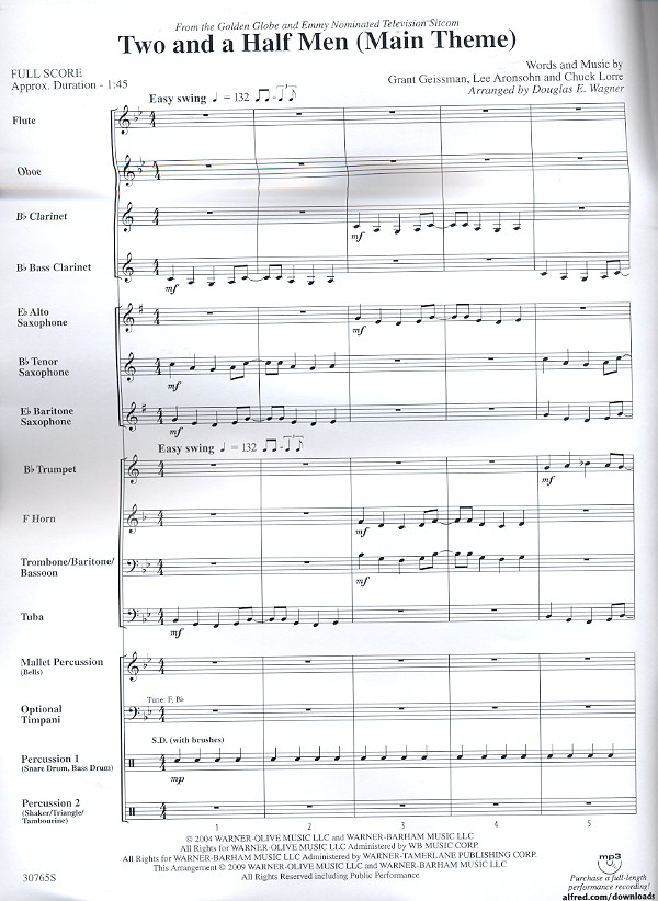 Two and a half Men (main Theme):