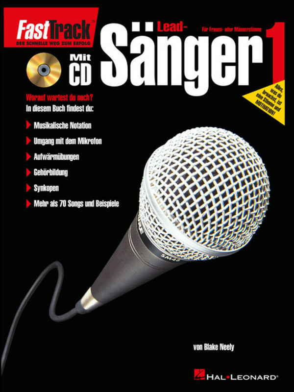 Fast Track Lead-Sänger Band 1 (+CD)