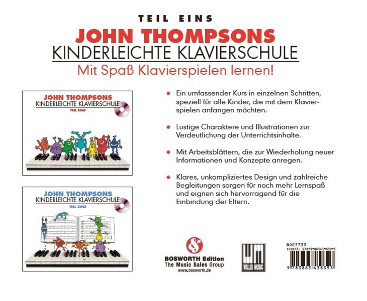 Kinderleichte Klavierschule Band 1 (+CD)