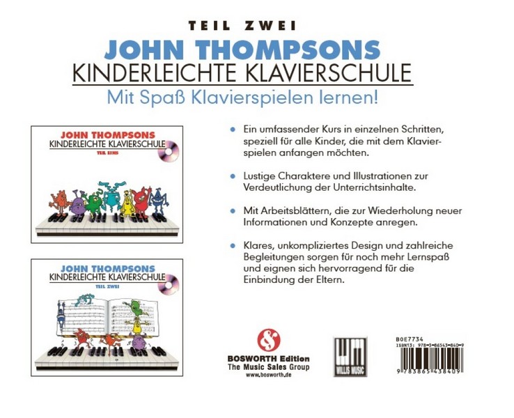 Kinderleichte Klavierschule Band 2 (+CD)