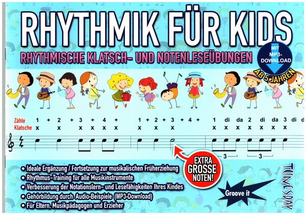 Rhythmik für Kids (+Download)