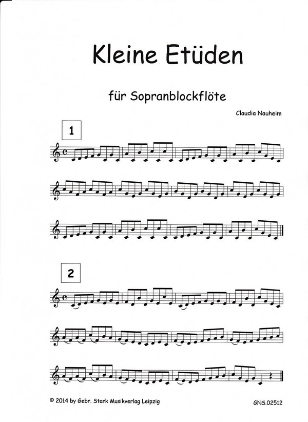 Kleine Etüden Band 1