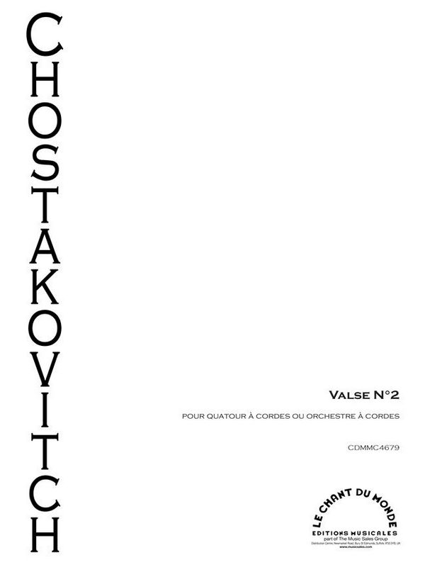 Valse no.2 de la Suite de jazz no.2