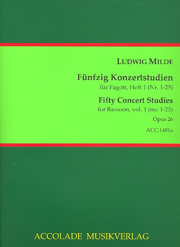 50 Konzertstudien op.26 Band 1 (Nr.1-25)