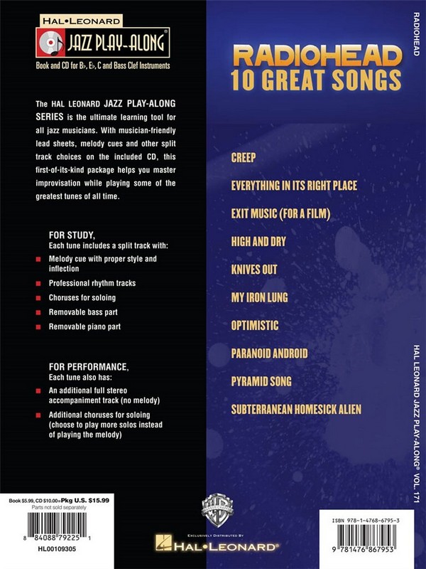 Radiohead - 10 great Songs (+CD):