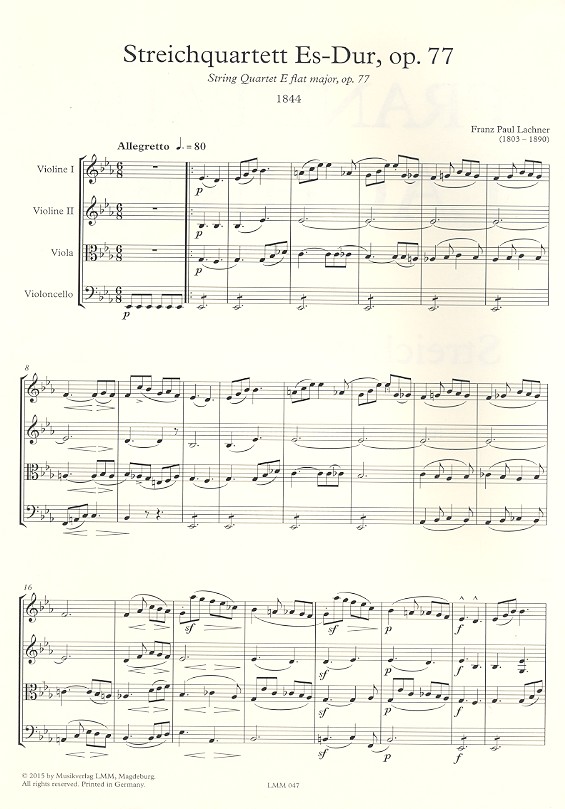 Streichquartett Es-Dur op.77